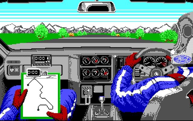 lombard-rac-rally screenshot for dos