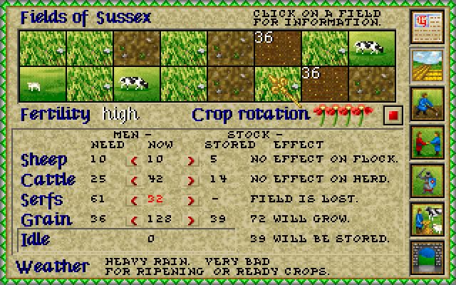 lords-of-the-realm screenshot for dos