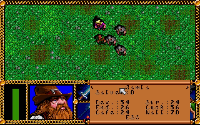 j-r-r-tolkien-s-the-lord-of-the-rings-vol-ii-the-two-towers screenshot for dos