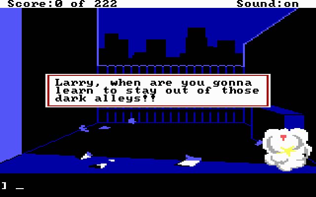 leisure-suit-larry-1-in-the-land-of-the-lounge-lizards screenshot for dos