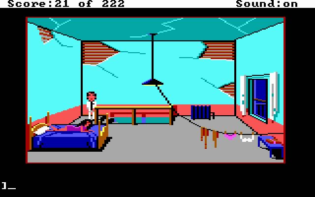 leisure-suit-larry-1-in-the-land-of-the-lounge-lizards screenshot for dos