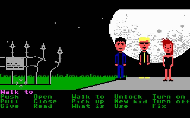 maniac-mansion screenshot for dos