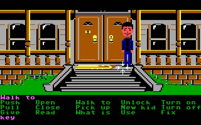 maniac-mansion screenshot for dos