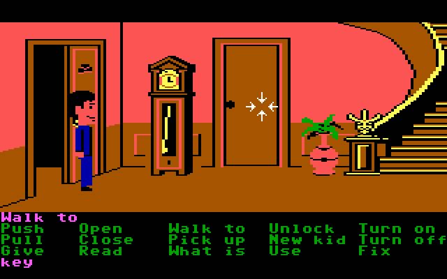 maniac-mansion screenshot for dos