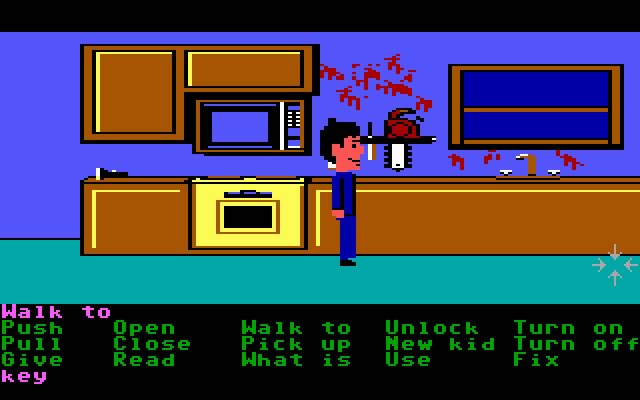 maniac-mansion screenshot for dos