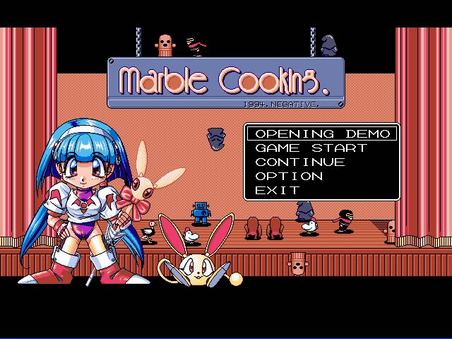 marble-cooking screenshot for dos