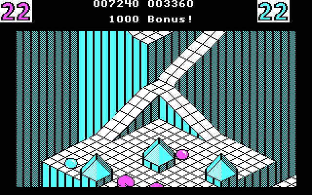 marble-madness screenshot for dos