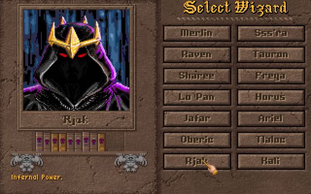 master-of-magic screenshot for dos