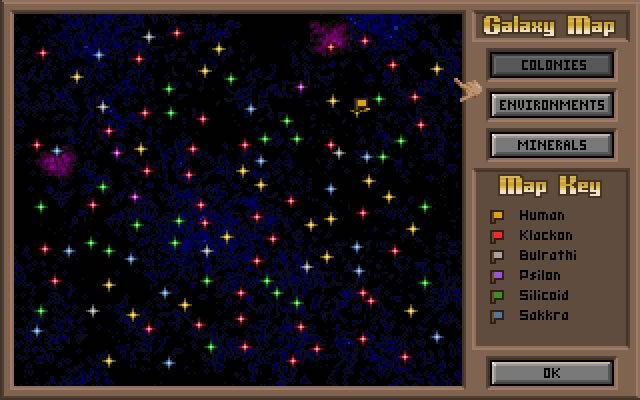 master-of-orion screenshot for dos