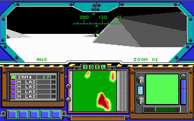 mechwarrior screenshot for dos