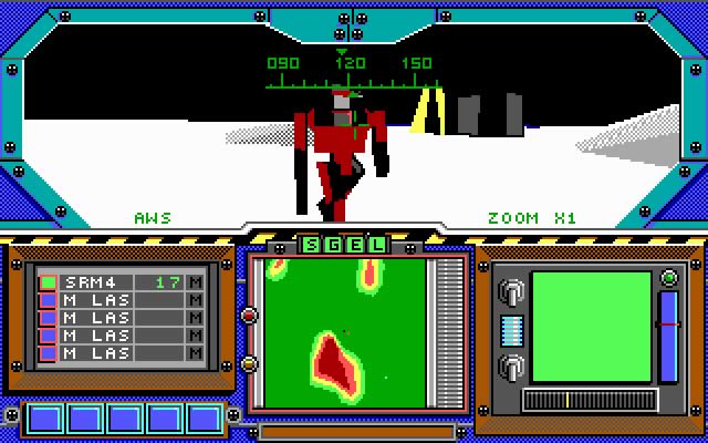 mechwarrior screenshot for dos