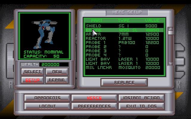 Metaltech: Battledrome screenshot