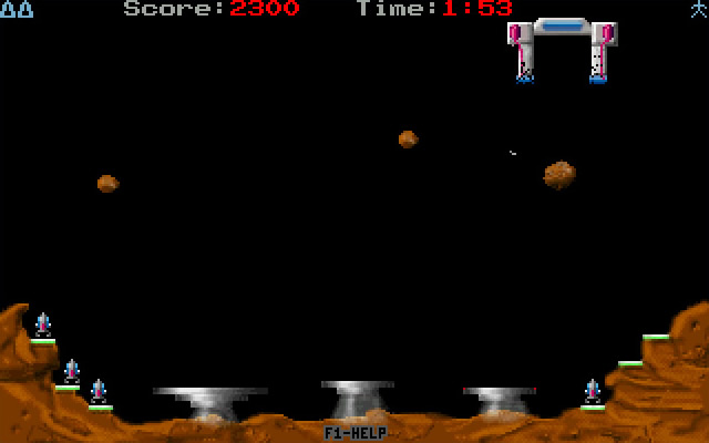 meteor-mission screenshot for dos