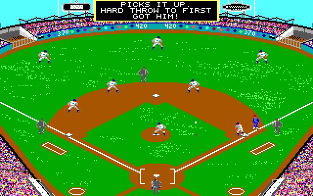 MicroLeague baseball screenshot