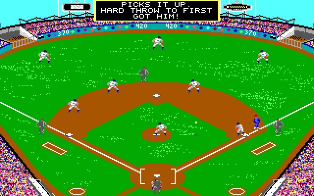 microleague-baseball screenshot for dos