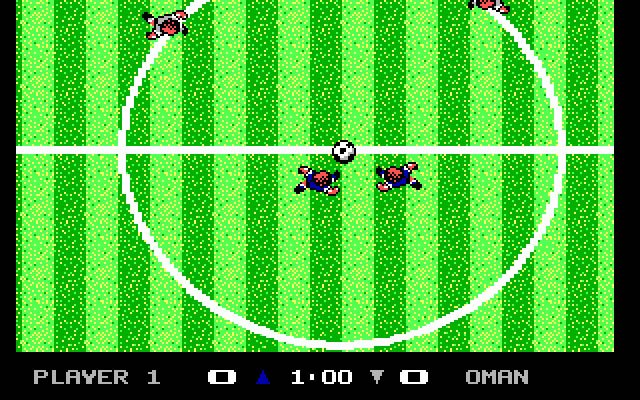 microprose-soccer screenshot for dos