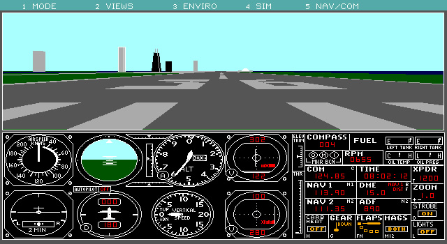 Microsoft Flight Simulator 3.0 screenshot