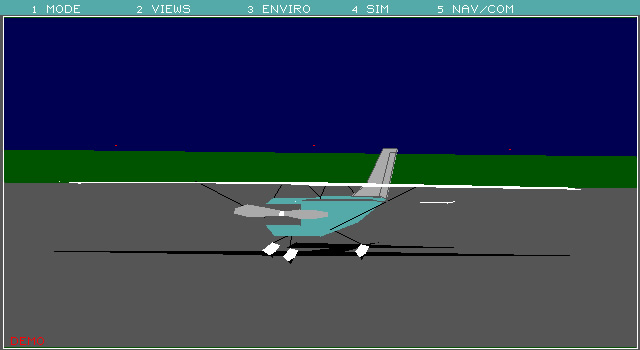 microsoft-flight-simulator-4-0 screenshot for dos
