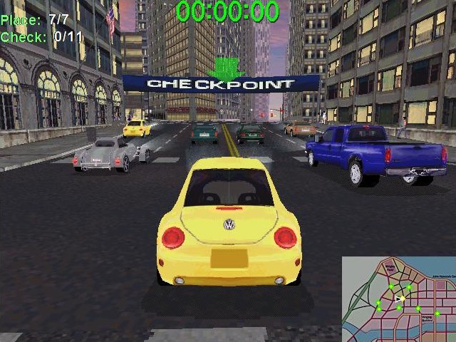 2 Player 3D City Racer (2022) - MobyGames