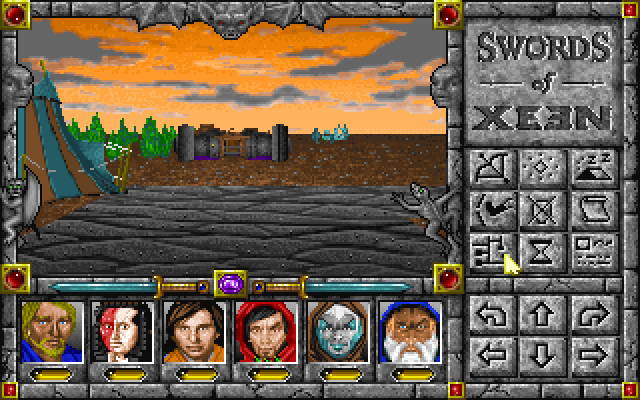 might-and-magic-swords-of-xeen screenshot for dos