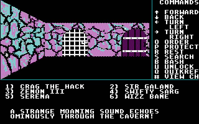 might-and-magic-1-secret-of-the-inner-sanctum screenshot for dos