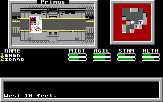 mines-of-titan screenshot for dos