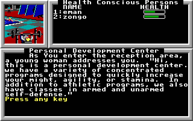 mines-of-titan screenshot for dos