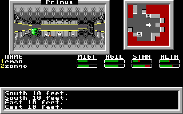 mines-of-titan screenshot for dos