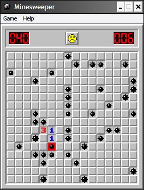 minesweeper screenshot for win3x