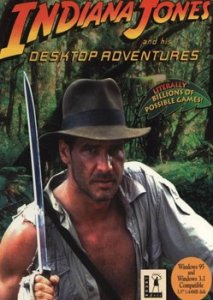 Indiana Jones and his Desktop Adventures game box