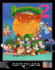 Lemmings 2: The Tribes game box