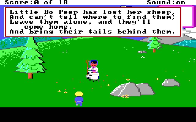 mixed-up-mother-goose screenshot for dos