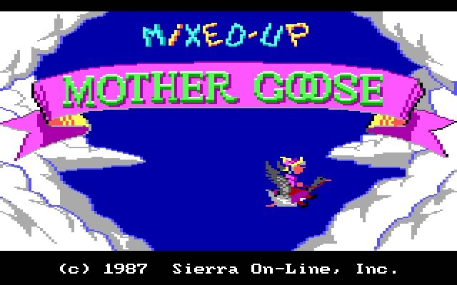 mixed-up-mother-goose screenshot for dos