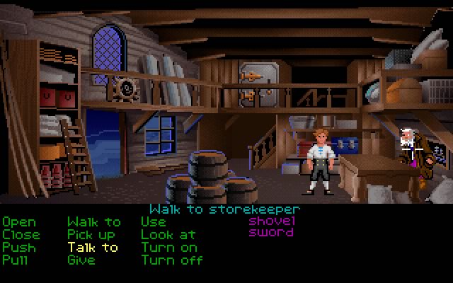 the-secret-of-monkey-island screenshot for dos