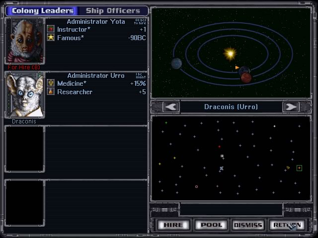 master-of-orion-2-battle-at-antares screenshot for dos