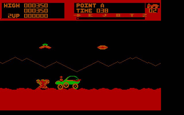 moon-patrol screenshot for dos