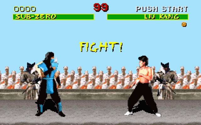 mortal-kombat screenshot for dos