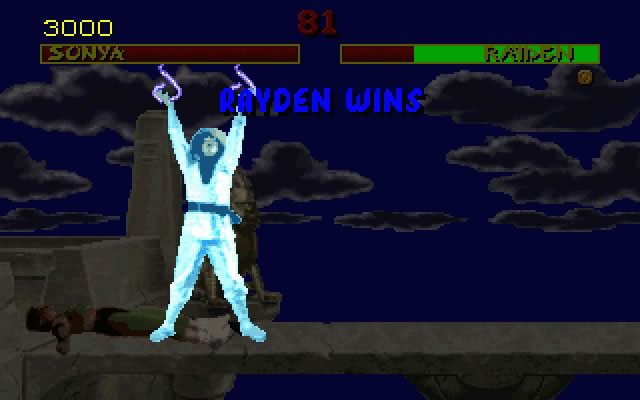 mortal-kombat screenshot for dos