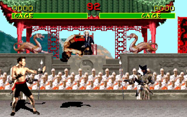 mortal-kombat screenshot for dos