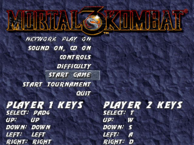 mortal-kombat-3 screenshot for dos