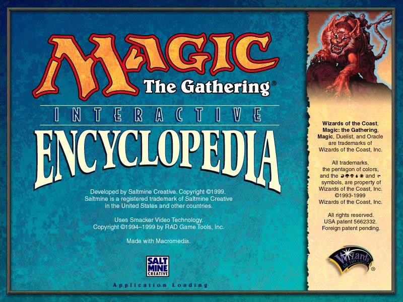 Magic: The Gathering Interactive Encyclopedia screenshot