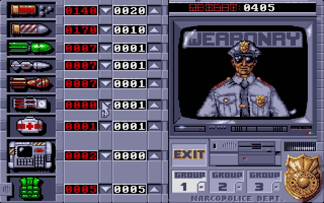 narco-police screenshot for dos