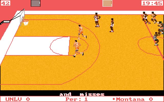 ncaa-road-to-the-final-four screenshot for dos