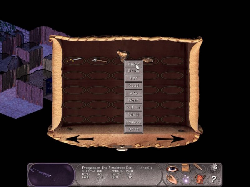 nethack-falcon-s-eye screenshot for winxp