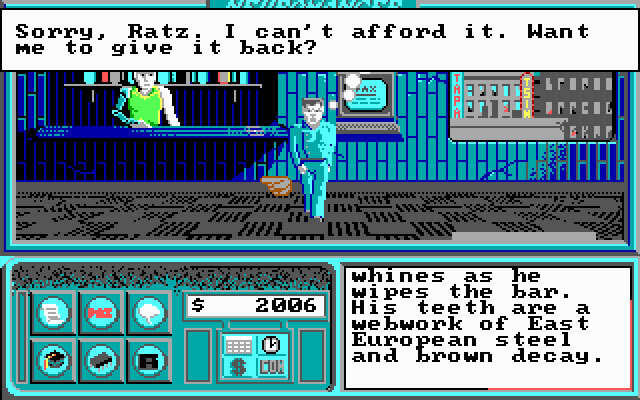 neuromancer screenshot for dos