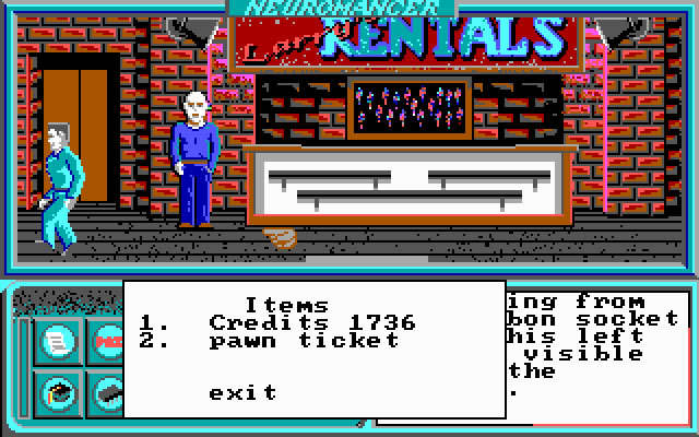 neuromancer screenshot for dos