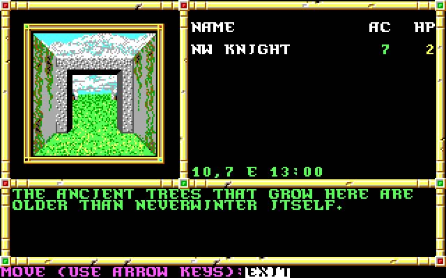 neverwinter-nights screenshot for dos