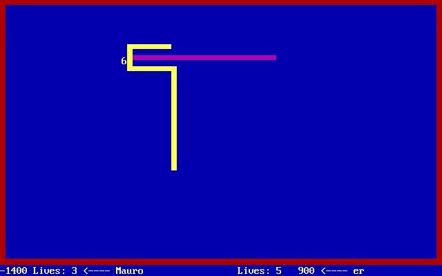 QBasic Nibbles screenshot