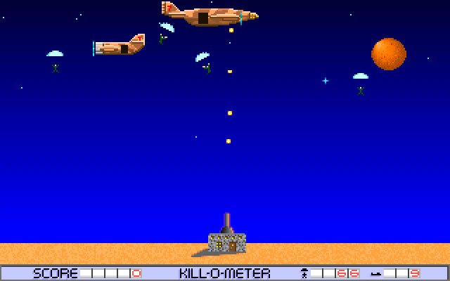 night-raid screenshot for dos