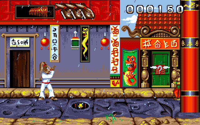 international-ninja-rabbits screenshot for dos